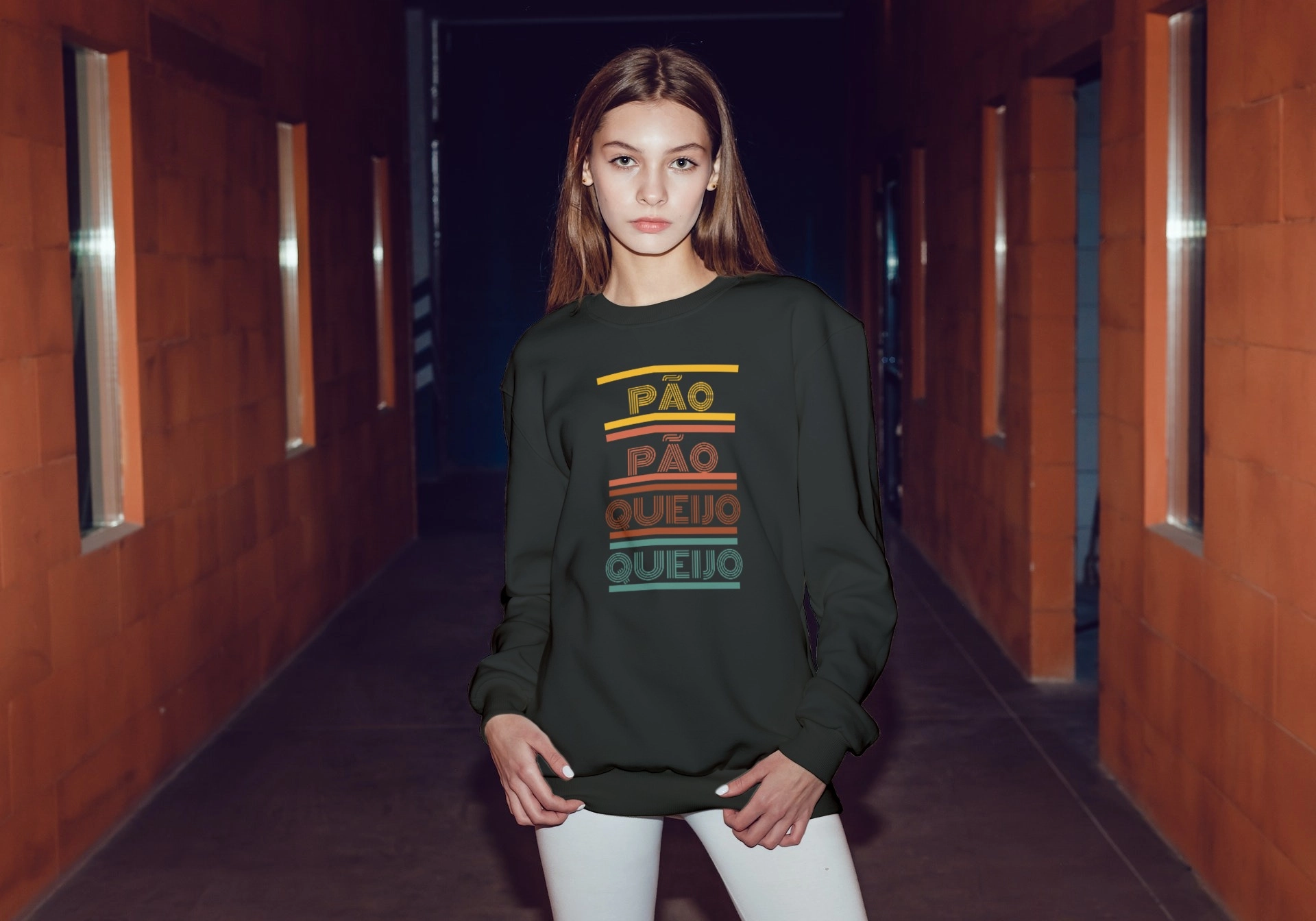 Sweat personalizada Pão Pão Queijo Queijo