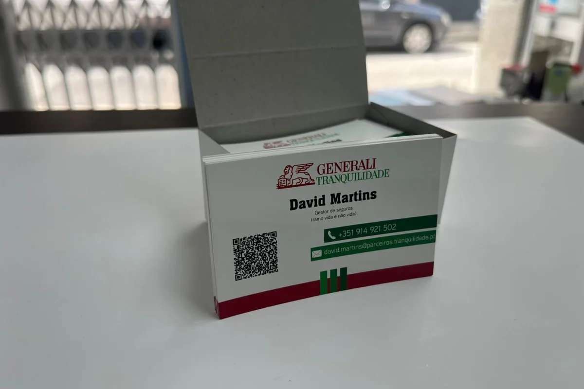 Cartões de visita Oliveira de Azemeis